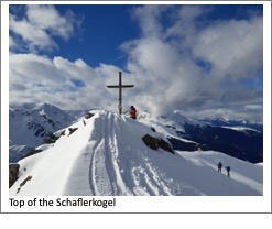 Text Box: Top of the
          Schaflerkogel